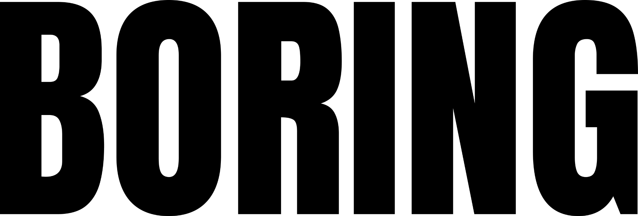 Official Boring logo asset